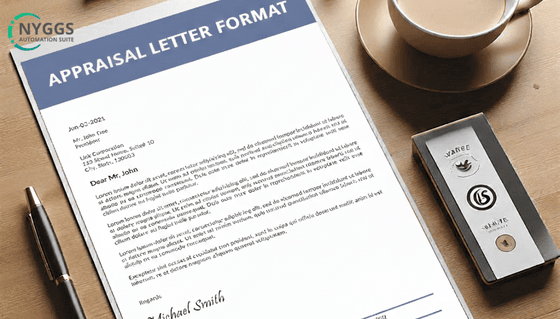 Appraisal Letter Format