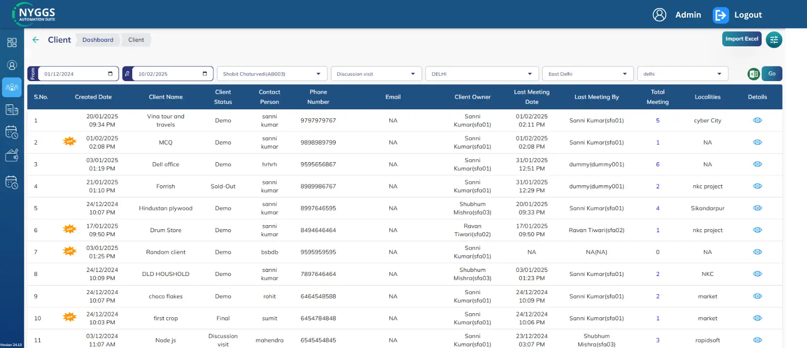 sfa lead client management 1